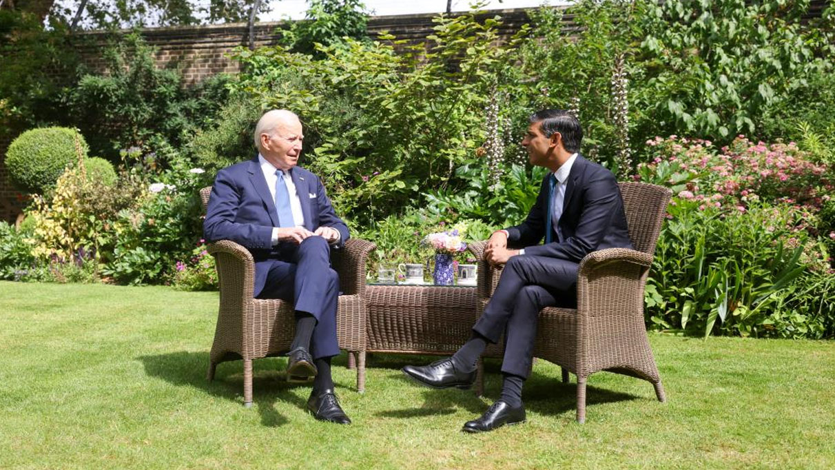 ABD Başkanı Biden, ilk kez 10 Downing Street’te