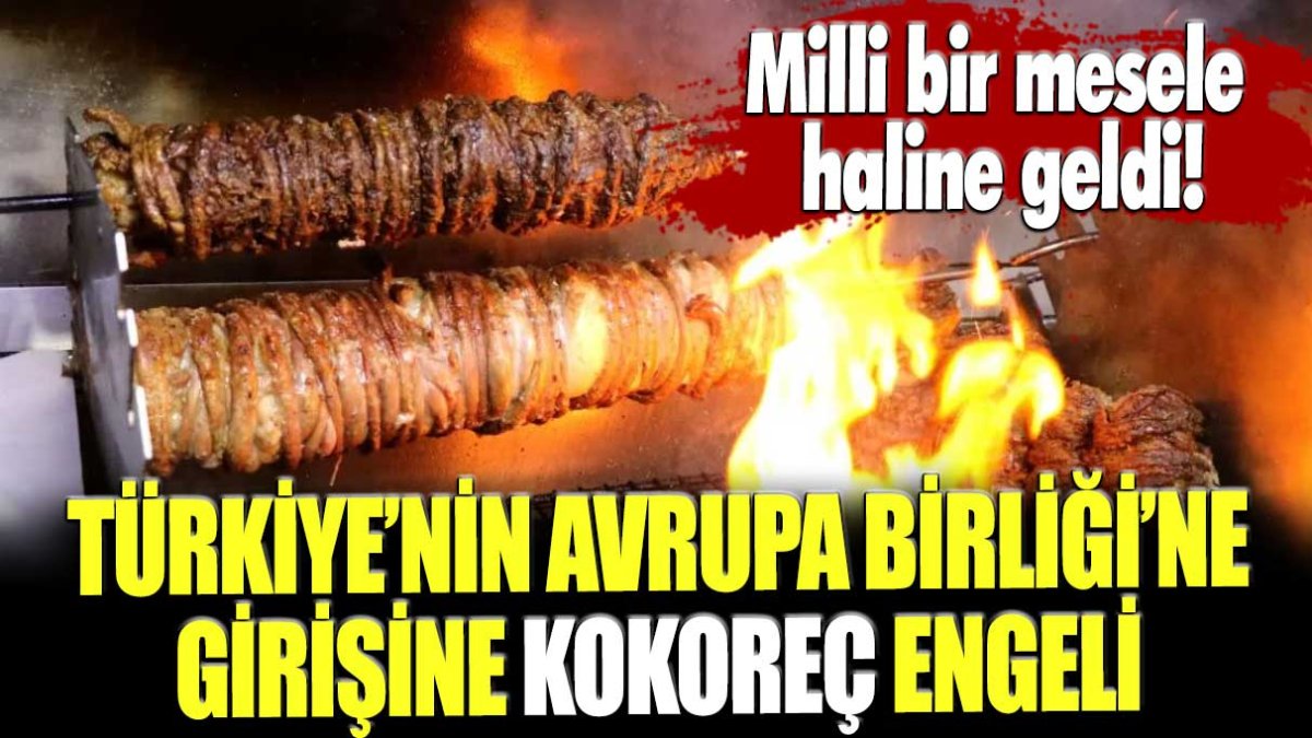 Türkiye'nin Avrupa Birliği'ne girişine kokoreç engeli! Milli bir mesele haline geldi