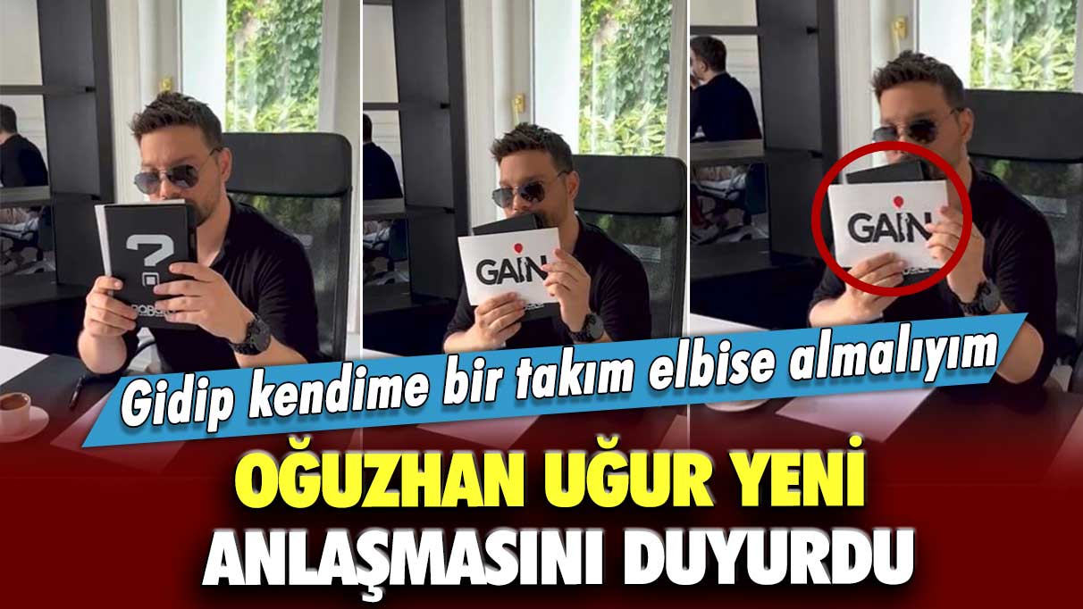 Oğuzhan Uğur yeni anlaşmasını duyurdu: Gidip kendime bir takım elbise almalıyım