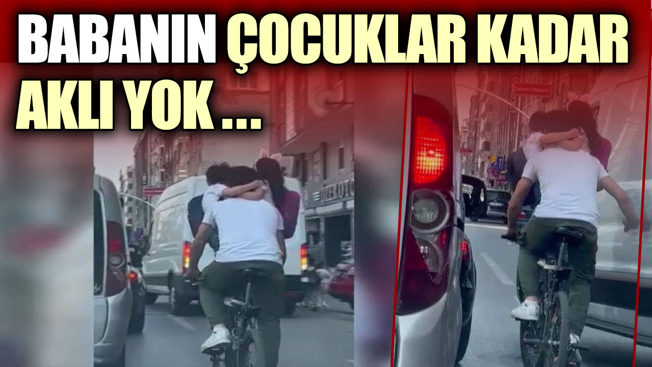 Babanın çocuklar kadar aklı yok!