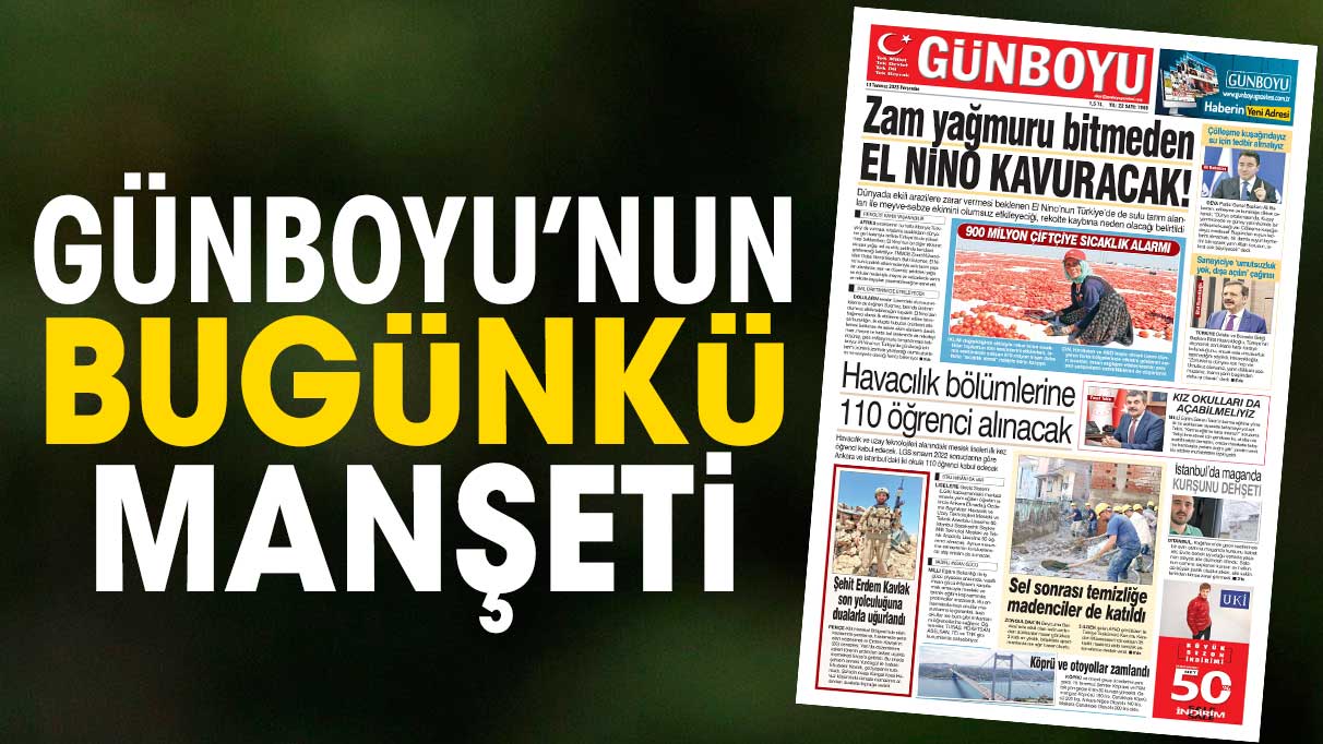 13 Temmuz 2023 Gazetesi