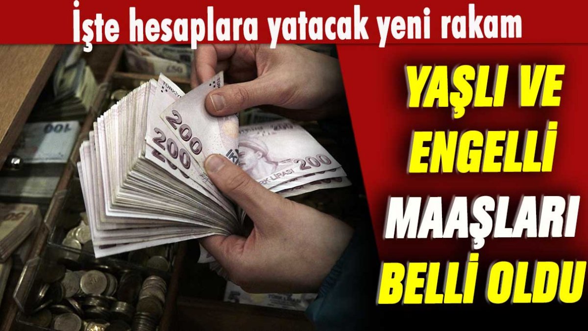 Yaşlı ve engelli aylığı ne kadar oldu? İşte yatacak yeni maaş