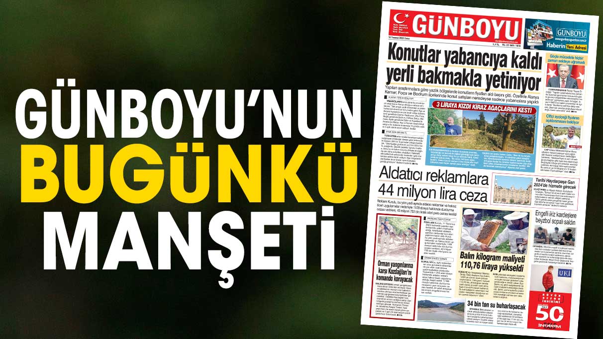 14 Temmuz 2023 Gazetesi