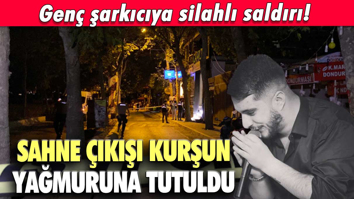 Genç şarkıcıya silahlı saldırı! Sahne çıkışı kurşun yağmuruna tutuldu