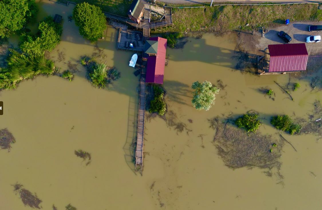 Düzce'de Efteni Gölü'nde su seviyesi düştü