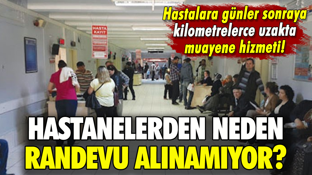 Hastanelerden neden randevu alınamıyor? Bizzat deneyerek duyurdu!