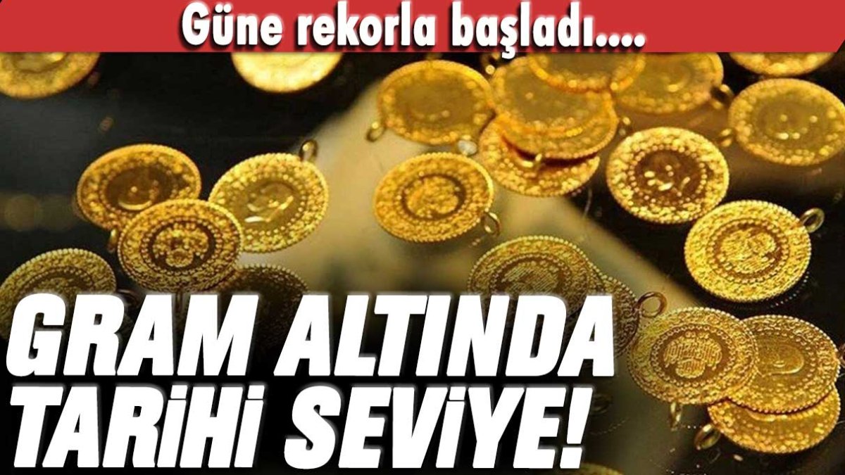 Gram altın güne rekorla başladı