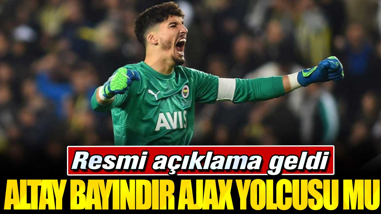 Hollandalı gazeteciden resmi açıklama geldi: Altay Bayındır Ajax yolcusu mu