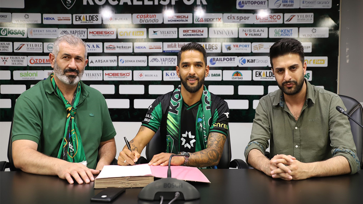 Kocaelispor Trendyol süper ligin deneyimli orta sahasını kadrosuna kattı