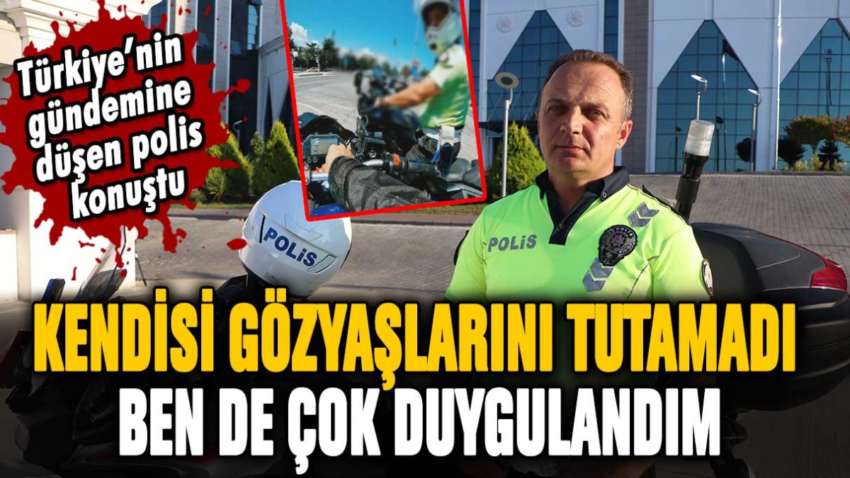 Motosikletli gence verdiği nasihatle milyonlardan alkış almıştı: O polis memuru konuştu