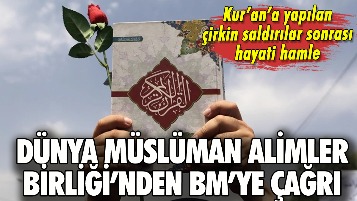 Dünya Müslüman Alimler Birliği'nden BM'ye çağrı