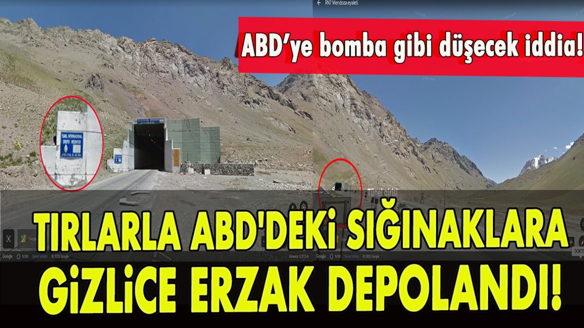 ABD’ye bomba gibi düşecek iddia! Tırlarla ABD'deki sığınaklara gizlice erzak depolandı!