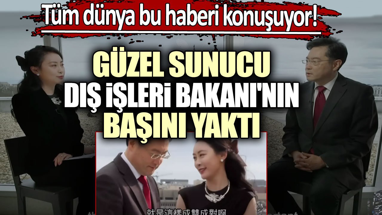 Tüm dünya bu haberi konuşuyor! Güzel sunucu Dış İşleri Bakanı'nın başını yaktı