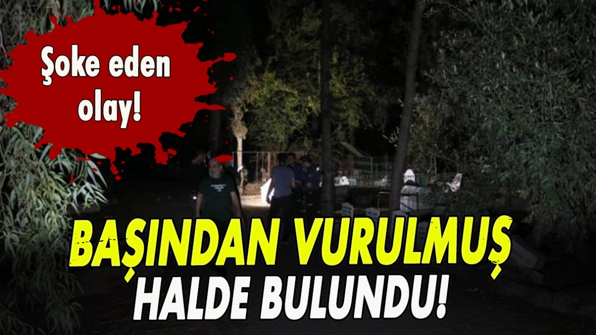 Adana’da bir genç mezarlıkta başından vurulmuş halde bulundu