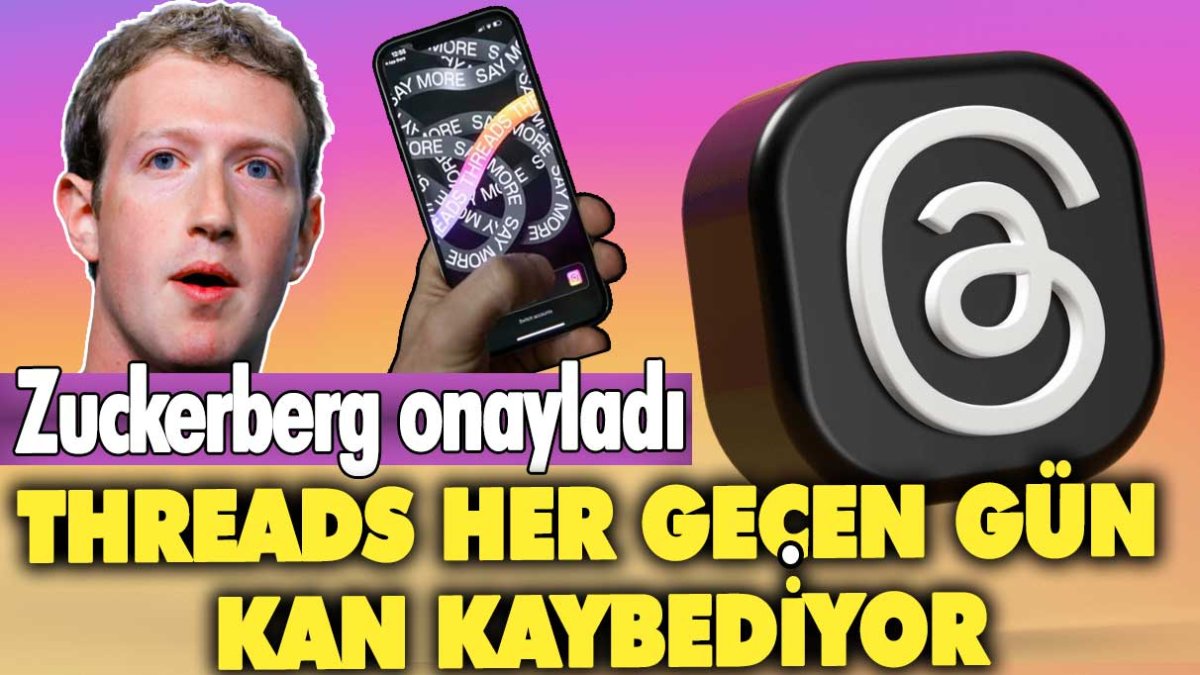 Zuckerberg onayladı: Threads her geçen gün kan kaybediyor