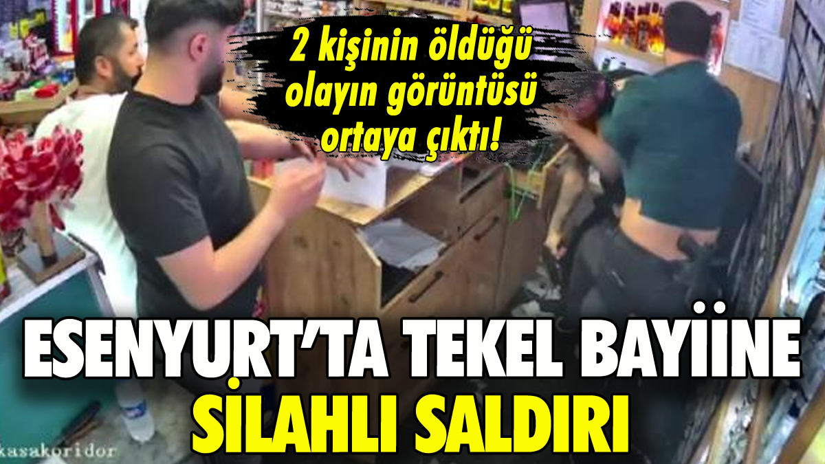 Esenyurt'ta Tekel bayiine silahlı saldırı: 2 ölü, 4 yaralı