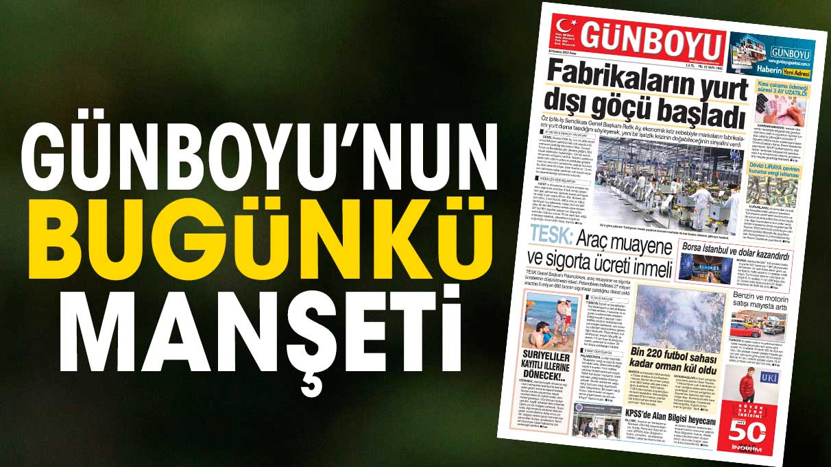 30 Temmuz 2023 Gazetesi