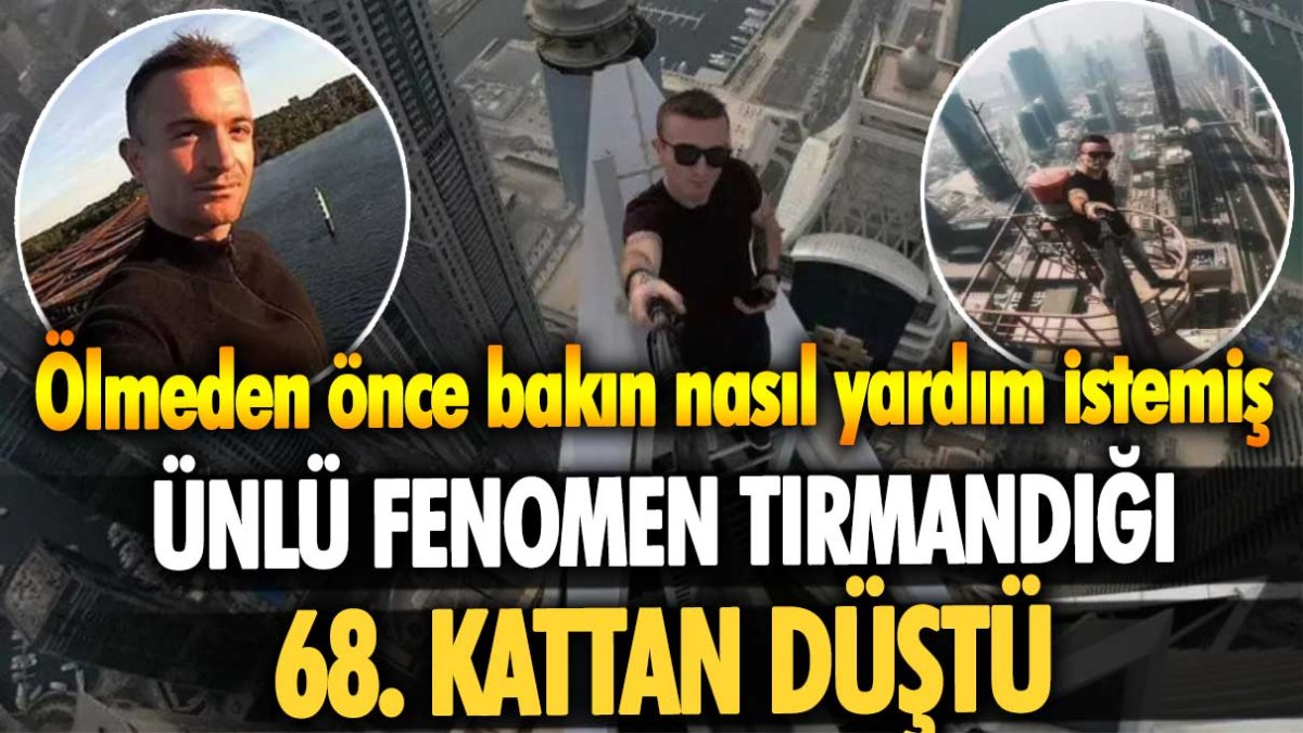 Ünlü fenomenin korkunç sonu! 68. kattan düşen Remi Lucidi. bakın nasıl yardım istemiş