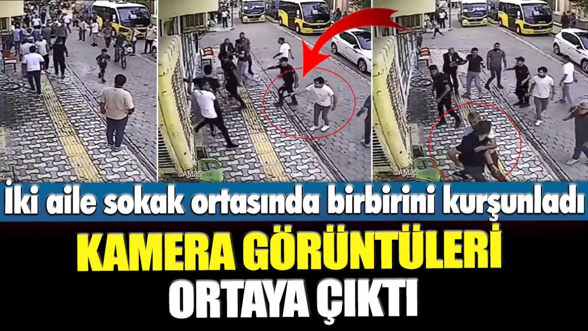 Mardin'de İki aile sokak ortasında birbirini kurşunladı: Kamera görüntüleri ortaya çıktı