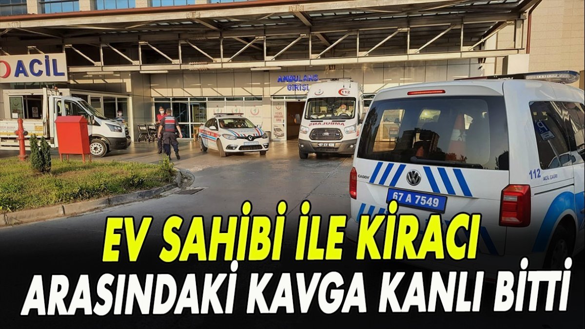 Ev sahibi ile kiracı arasında kavgada kan aktı