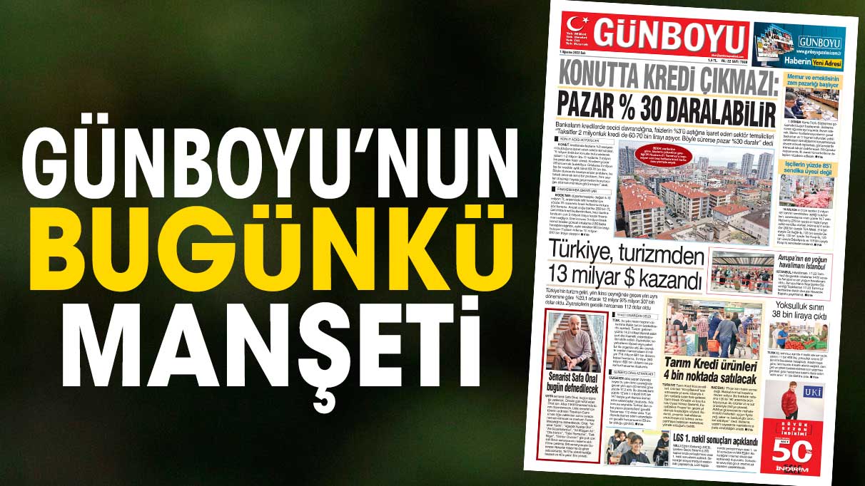 1 Ağustos 2023 Gazetesi