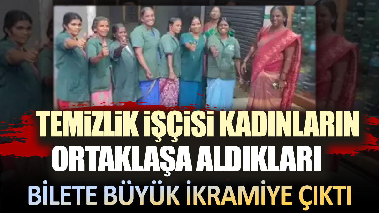 Temizlik işçisi kadınların ortaklaşa aldıkları bile büyük ikramiye çıktı