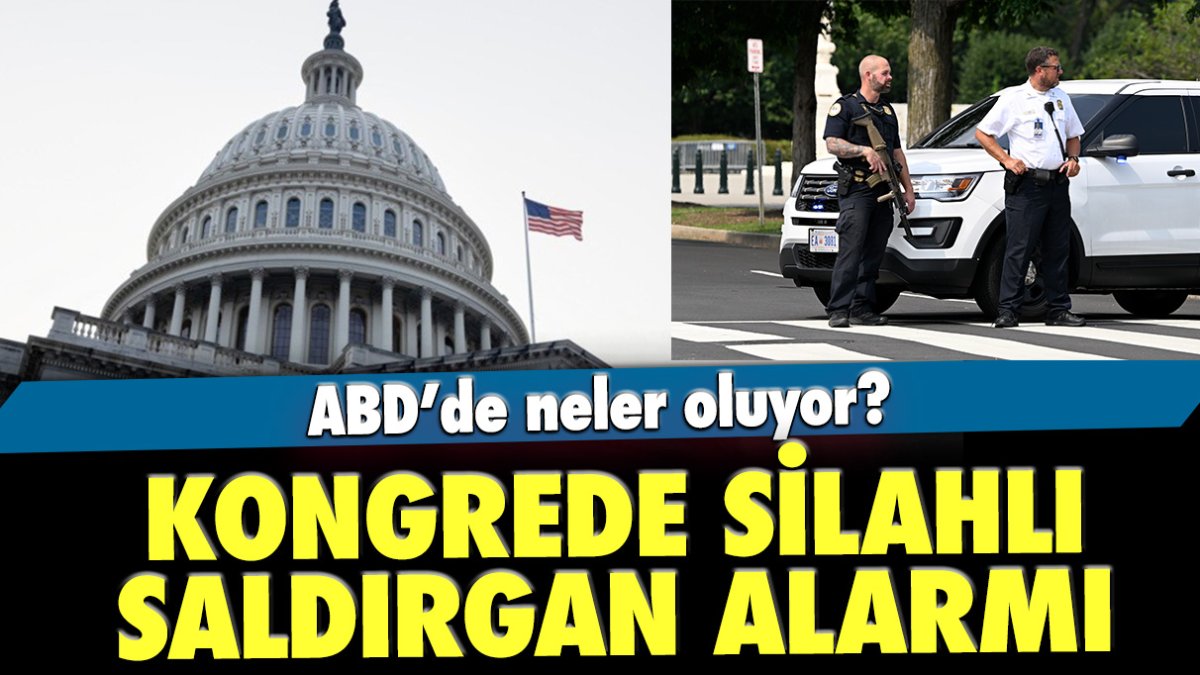 ABD kongresinde silahlı saldırı alarmı verildi!