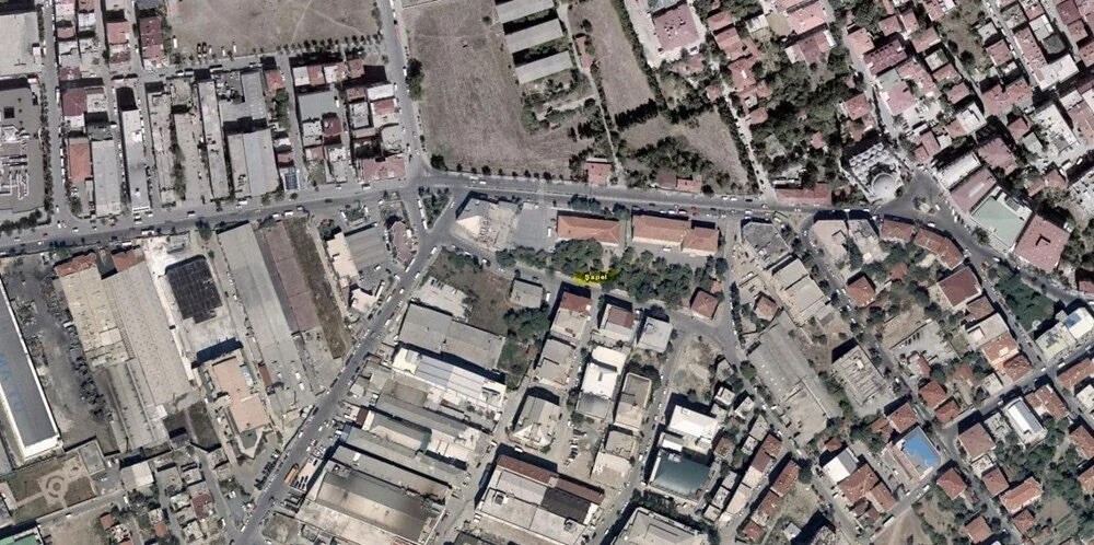 Bağcılar’da keşfedilen tarihi şapel dronla görüntülendi