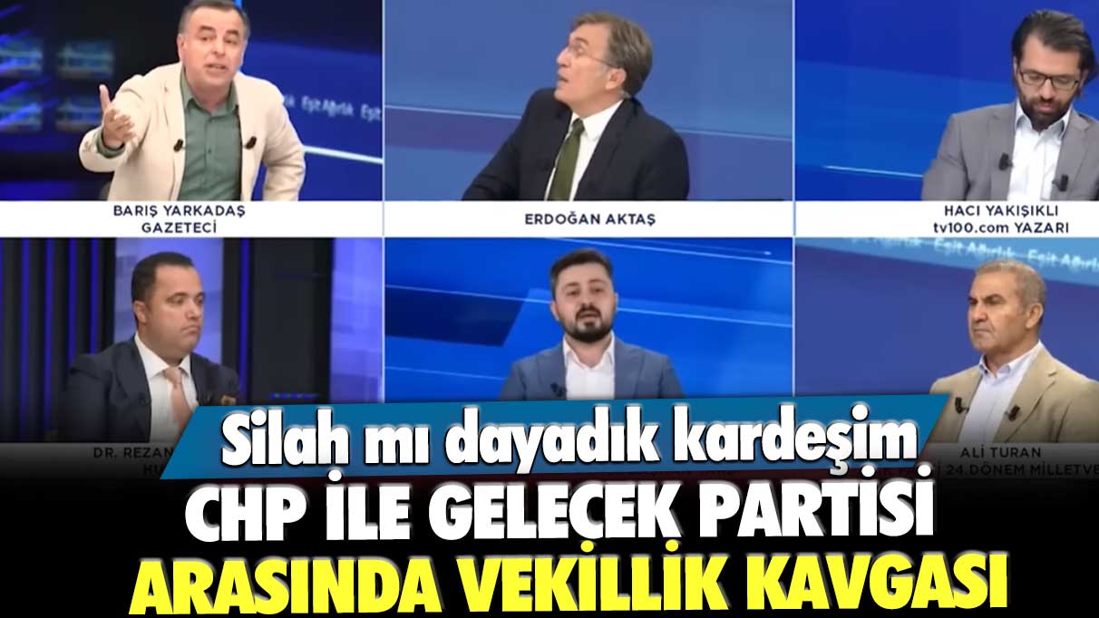 Barış Yarkadaş ile Gelecek Partili Mustafa Gözel canlı yayında birbirine girdi! Lideriniz pasif ve agresiftir