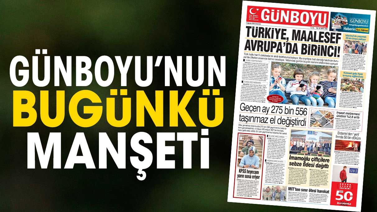 5 Ağustos 2023 Gazetesi