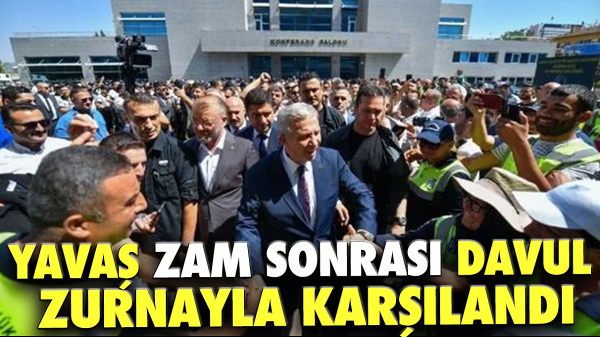 Mansur Yavaş, zam sonrası davul zurnayla karşılandı