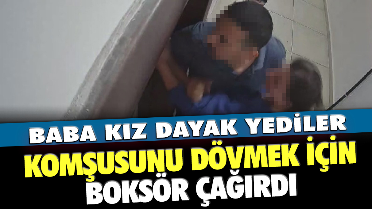 Komşusunu dövmek için, boksör arkadaşını çağırdı