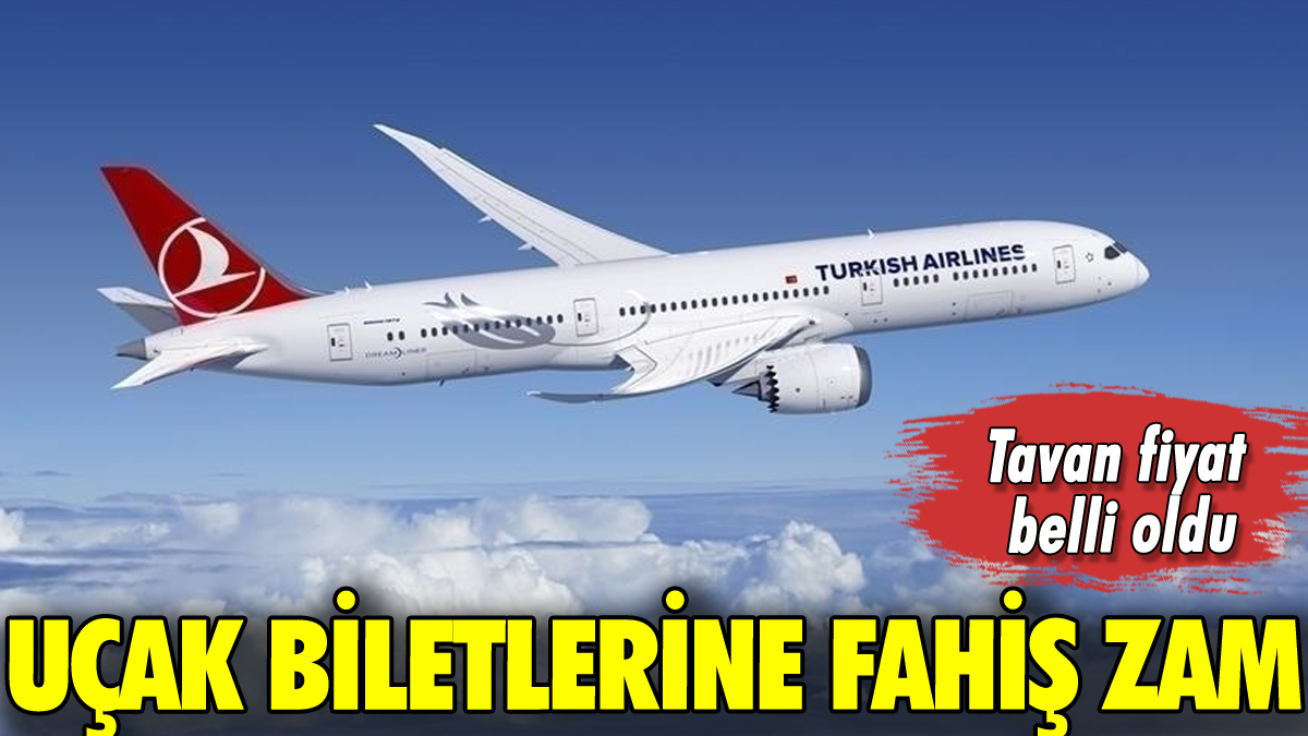 Uçak biletlerine fahiş zam: Tavan fiyat belli oldu