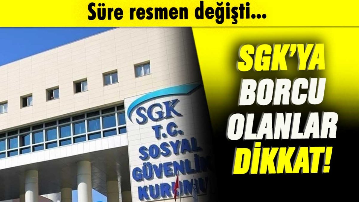 Uyarı geldi: SGK'ya borcu olanlar dikkat