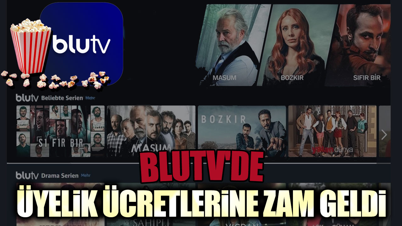 BluTV'de üyelik ücretlerine zam geldi