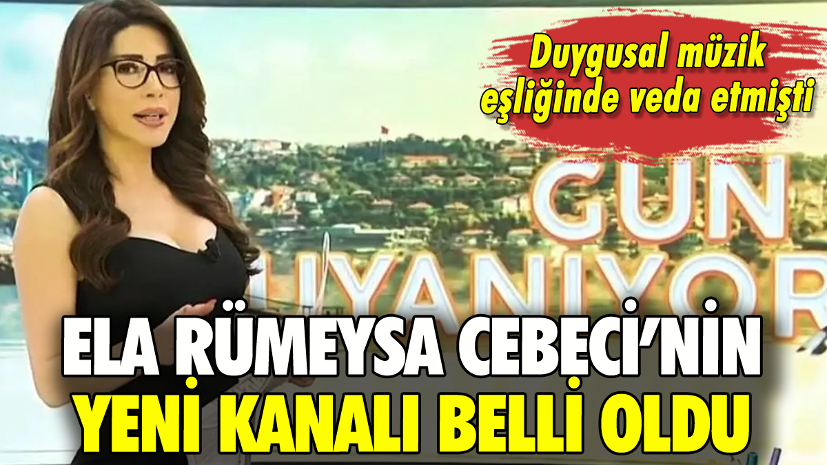 Ela Rümeysa Cebeci'nin yeni kanalı belli oldu