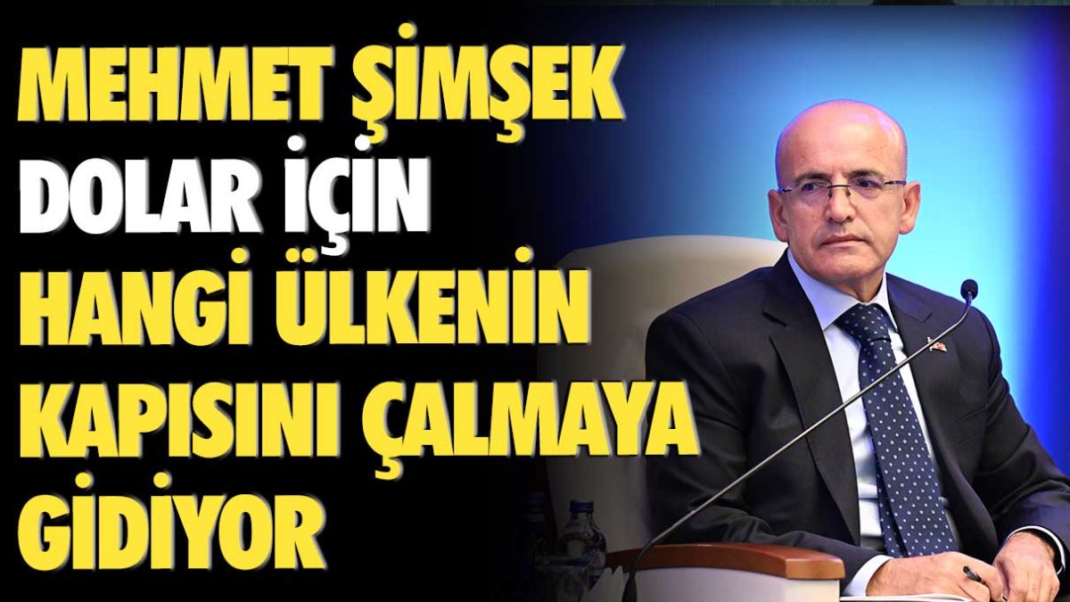 Mehmet Şimşek dolar için hangi ülkenin kapısını çalmaya gidiyor