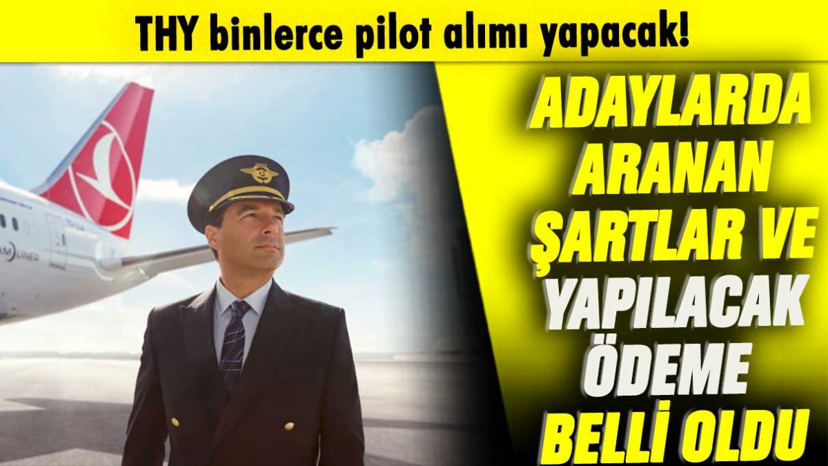 THY pilot adayları arıyor: İşte başvuru koşulları ve yapılacak ödeme