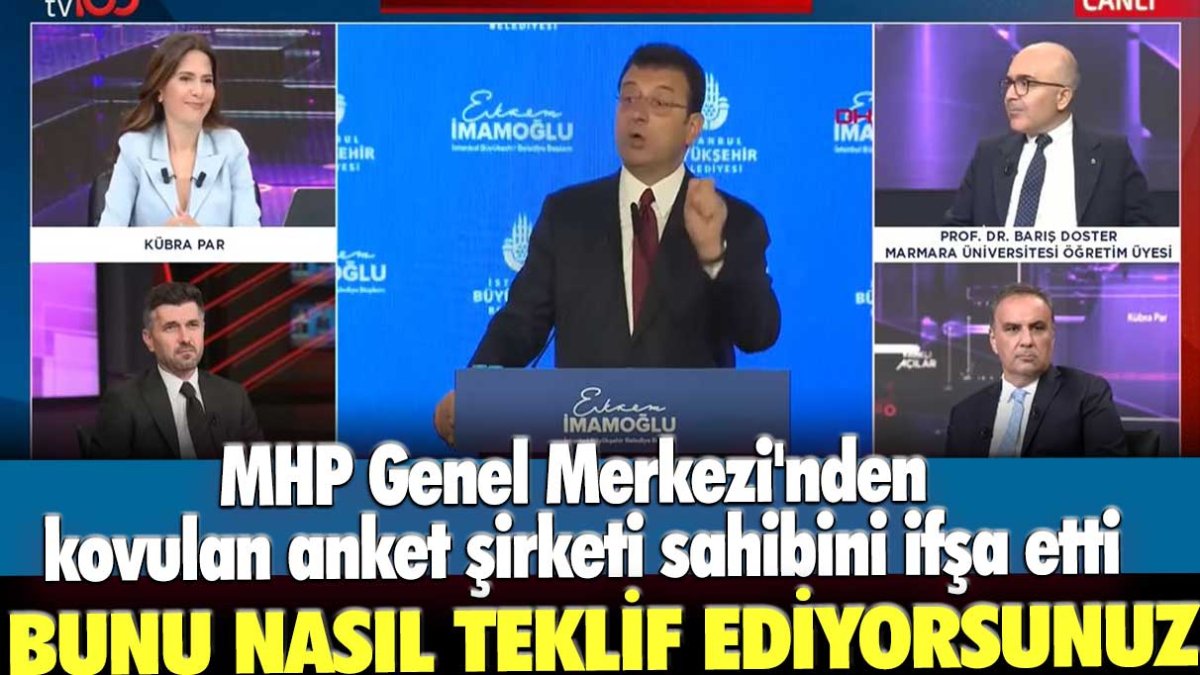 MHP Genel Merkezi'nden kovulan anket şirketi sahibini ifşa etti: Bunu nasıl teklif ediyorsunuz