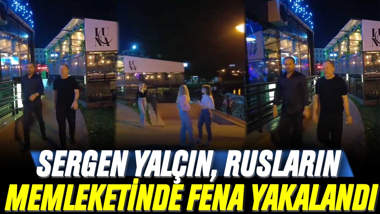 Sergen Yalçın Rusların memleketinde fena yakalandı