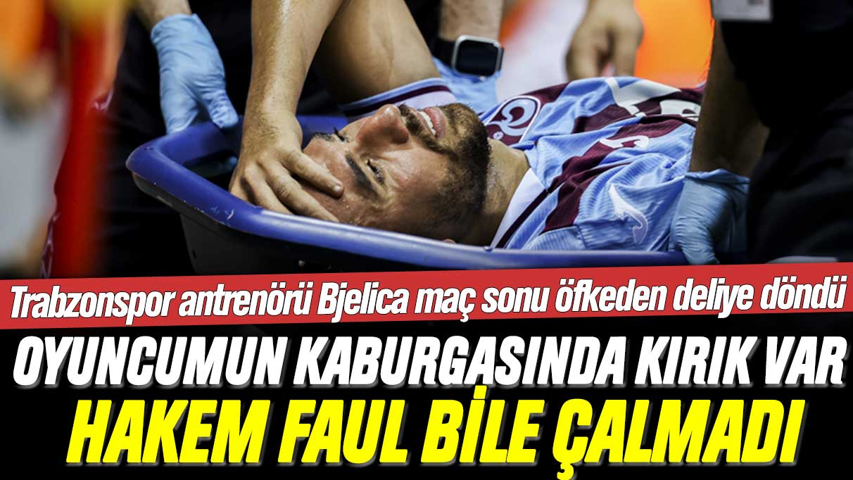 Bjelica maç sonu öfkeden deliye döndü: Oyuncumun kaburgasında kırık var, hakem faul bile çalmadı