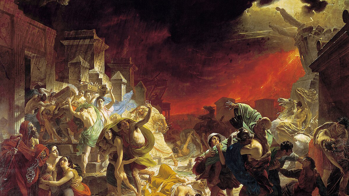 Yanardağ patlaması ile yok olan şehirde büyük keşif