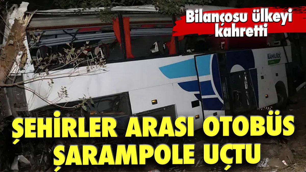 Yozgat'ta yolcu otobüsü şarampole uçtu! Ölü ve yaralılar var!