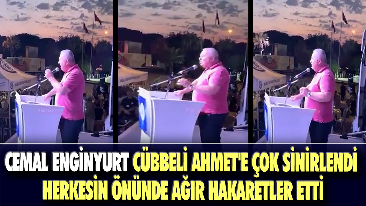 Cemal Enginyurt Cübbeli Ahmet'e çok sinirlendi, herkesin önünde ağır hakaretler etti