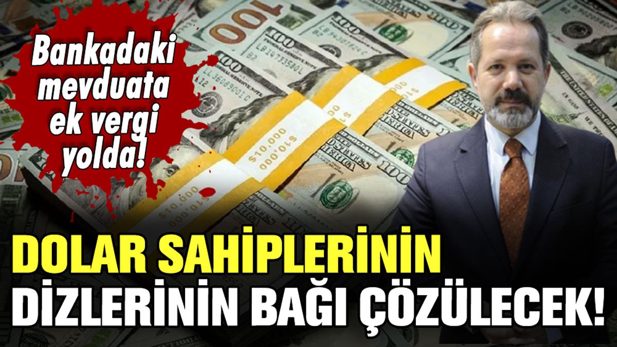 Dolar sahiplerinin dizlerinin bağı çözülecek: "Hesaplara ek vergi yolda"