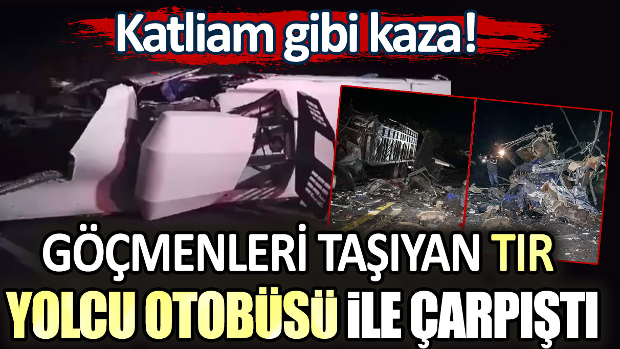 Meksika'da katliam gibi kaza! Göçmenleri taşıyan tır yolcu otobüsü ile çarpıştı: Çok sayıda ölü ve yaralı var