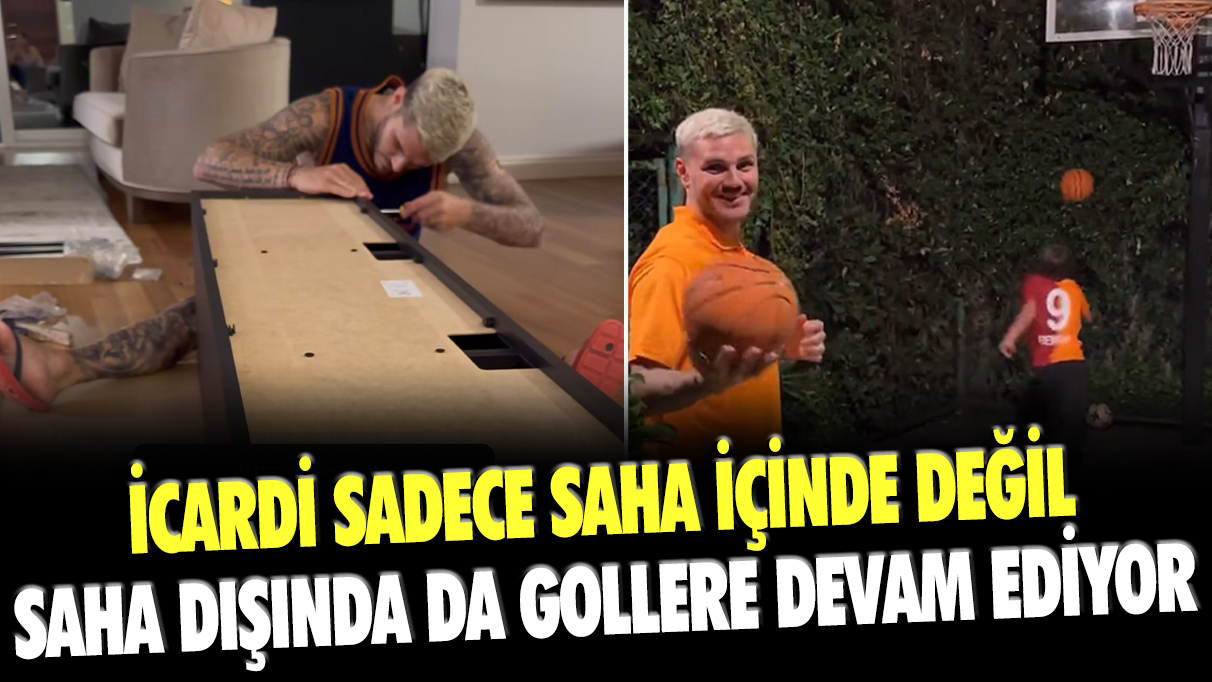 Icardi sadece saha içinde değil saha dışında da gol atmaya devam ediyor