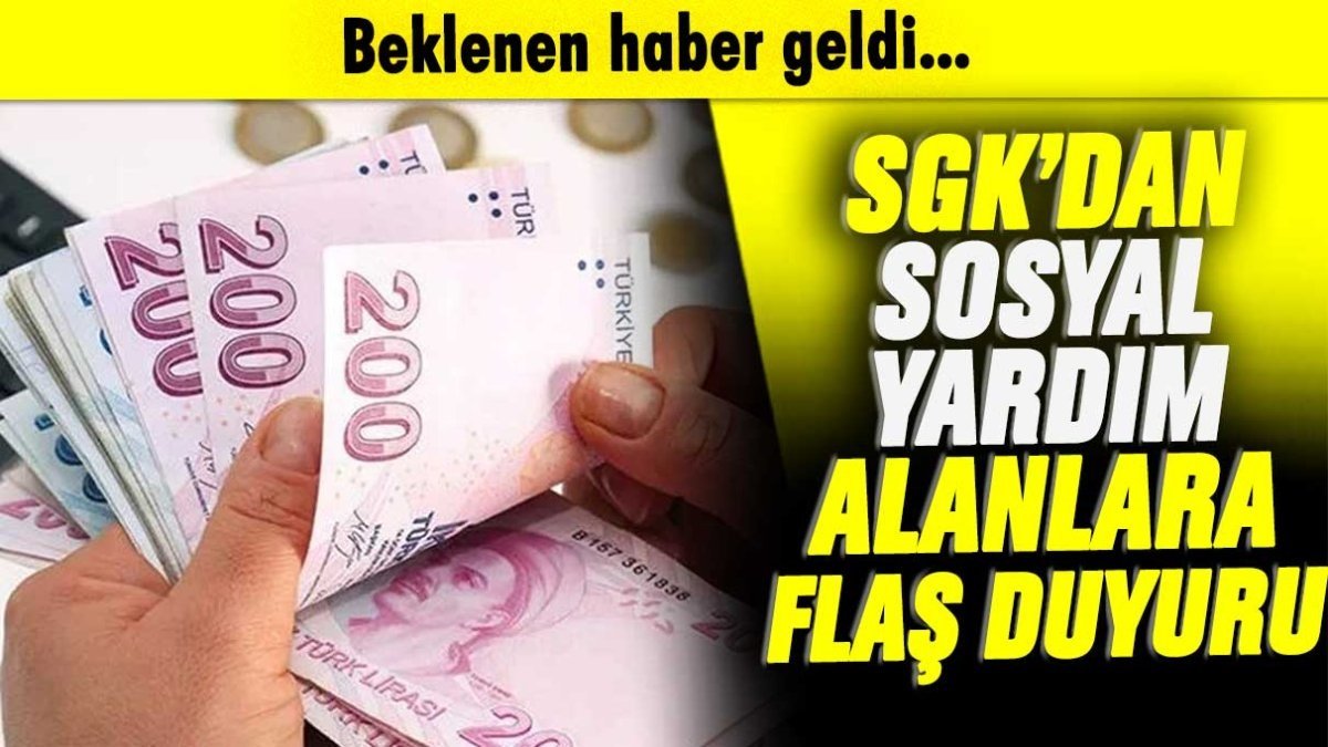 Bakanlık açıkladı: Sosyal yardım alanlara büyük fırsat