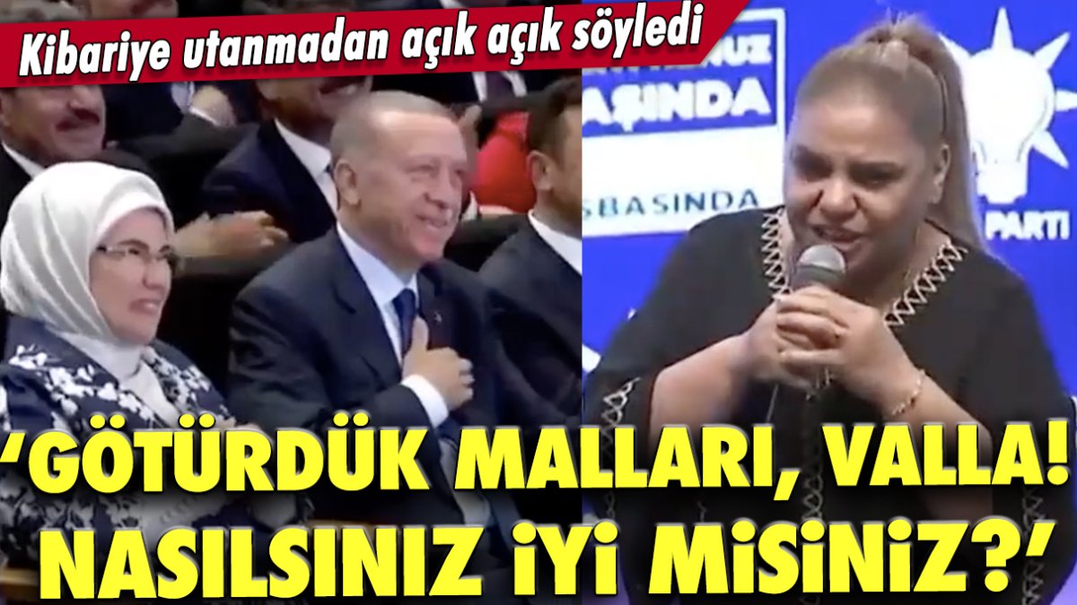 Kibariye utanmadan açık açık söyledi ‘Götürdük malları, valla! Nasılsınız iyi misiniz’