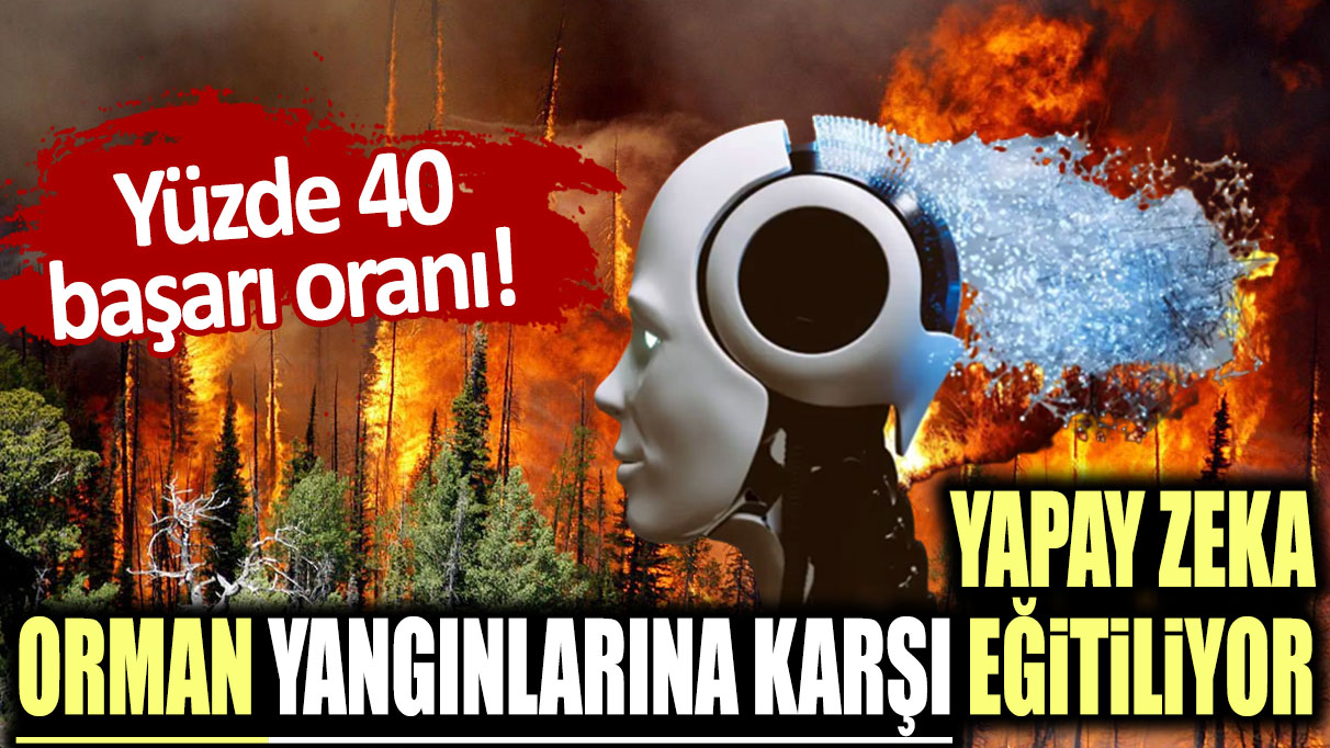 Yapay zeka, orman yangınlarına karşı eğitiliyor! Yüzde 40 başarı oranı var!